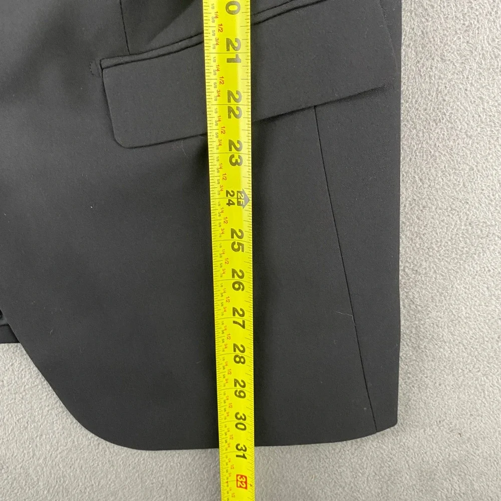 Merona Mens Slim Fit Two Button Blazer Black Sport Coat Size Medium 7523